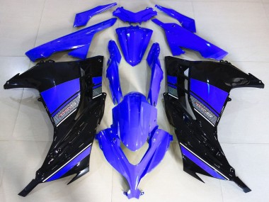 Carena Moto Kawasaki Ninja 300 2013-2024 - Blu Nero Fabbrica