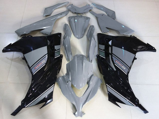 Carene Moto Kawasaki Ninja 300 2013-2017 - Nardo Grigio Nero