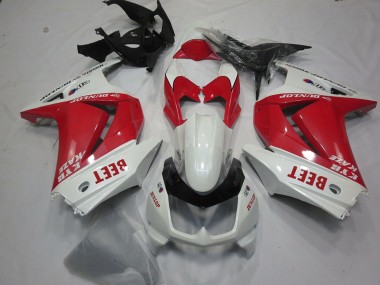 Carena Moto Kawasaki Ninja 250 2008-2012 - Bianco Rosso Beet Fabbrica