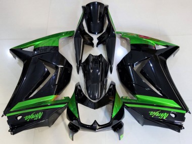 Carena Moto Kawasaki Ninja 250 2008-2012 - Verde Nero Lucido Fabbrica