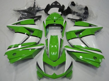 Carena Moto Kawasaki Ninja 250 2008-2012 - Bianco Verde Nero Fabbrica