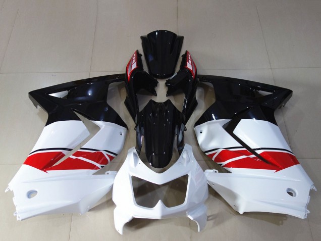 Carena Moto Kawasaki Ninja 250 2008-2012 - Bianco Rosso Nero Lucido