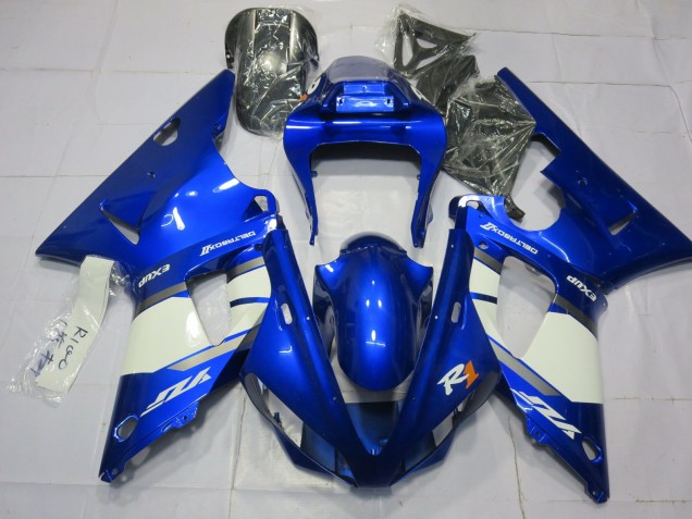 Carena Moto Yamaha R1 2000-2001 - Blu Bianco