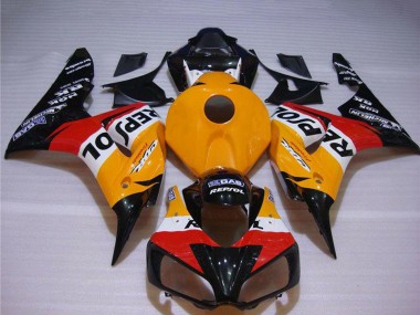 Kit Carena Moto ABS Honda CBR1000RR 2004-2005 - Arancia Bianco Rosso Nero Lucido Repsol Fabbrica