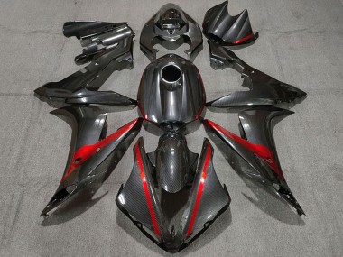 Carena Moto Yamaha R1 2004-2006 - Fibra di Carbonio Stile Rosso Fabbrica