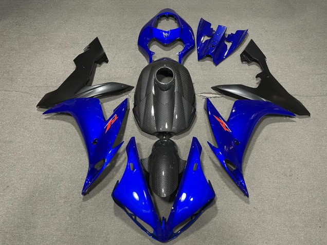 Carena Moto Yamaha R1 2004-2006 - Fibra di Carbonio Stile Blu