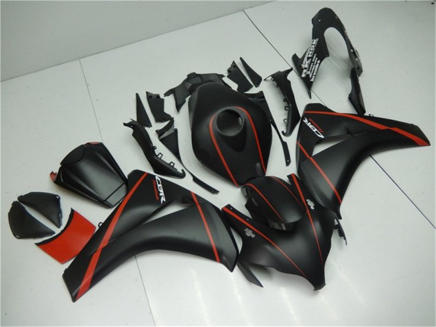 Carena Moto Honda CBR1000RR 2008-2011 - Nero Opaco Rosso