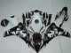 Carena ABS Honda CBR1000RR 2008-2011 - Bianco Nero Lucido