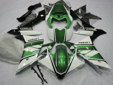 Carena Moto Yamaha R1 2007-2008 - Bianco Verde Nero Fabbrica