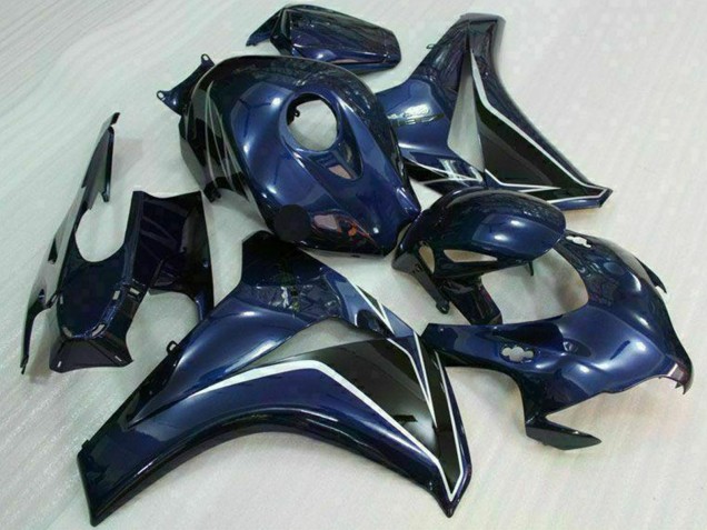 Carena Moto Honda CBR1000RR 2008-2011 - Blu Scuro Nero Lucido