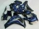 Carena Moto Honda CBR1000RR 2008-2011 - Blu Scuro Nero Lucido