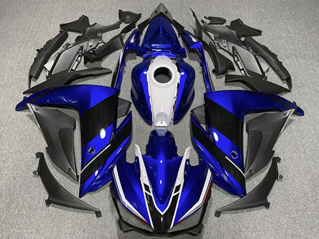 Carena Moto Yamaha R3 2015-2018 - Blu Bianco Nero