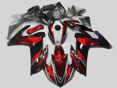 Kit Carena Moto Yamaha R3 2015-2018 - Rosso Bianco Nero Lucido Fabbrica