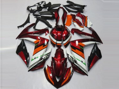 Carena Moto Yamaha R3 2015-2018 - Bianco Rosso Arancia Verde Nero Fabbrica