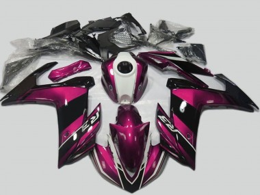 Kit Carena Moto Yamaha R3 2015-2018 - Viola Bianco Nero Lucido Fabbrica