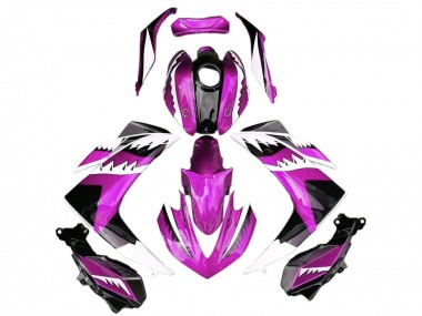 Carena Moto Yamaha R3 2015-2018 - Rosa Bianco Nero Lucido Squalo Fabbrica