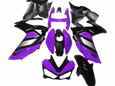 Carena Moto Yamaha R3 2015-2018 - Viola Argento Nero Lucido Fabbrica