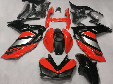 Carena Moto Yamaha R3 2015-2018 - Rosso Argento Nero Lucido Fabbrica