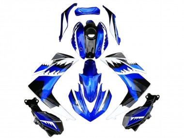 Carena Moto Yamaha R3 2015-2018 - Blu Bianco Nero Squalo Fabbrica