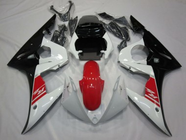 Carena Moto Yamaha R6 2005 - Bianco Rosso Nero Fabbrica