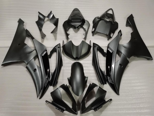 Kit Carena Moto ABS Yamaha R6 2008-2016 - Nero Lucido Nero Opaco