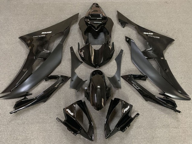 Kit Carena Moto Yamaha R6 2008-2016 - Nero Lucido Nero Opaco