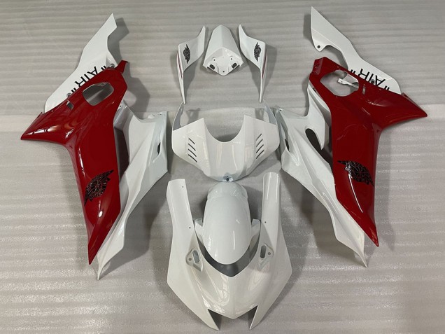 Carene Moto Yamaha R6 2017-2025 - Bianco Rosso Bordeaux