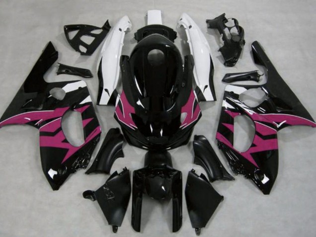 Carena Moto Yamaha YZF600R Thundercat 1996-2007 - Nero Lucido Rosa Scuro Bianco