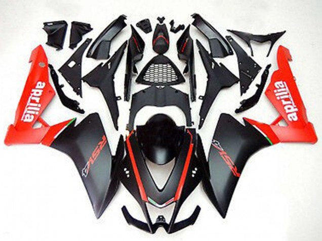 Carene Moto Aprilia RS4 125 2012-2019 - Rosso Nero Opaco