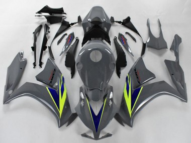Carena Moto Honda CBR1000RR 2012-2016 - Nardo Grigio Blu Fluo Giallo Fabbrica