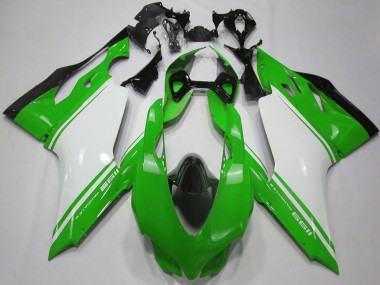 Carena Moto Ducati 1199 2011-2014 - Lucido Verde Bianco Nero Fabbrica