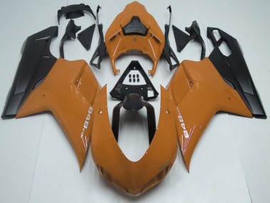 Carena Moto Ducati 848 2007-2014 - Marrone Nero Opaco Fabbrica