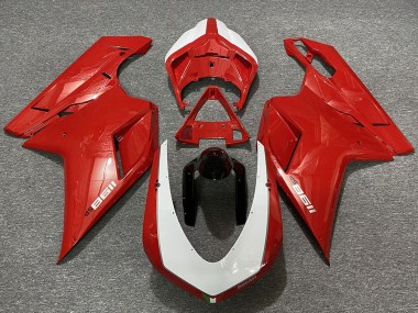 Carena Moto Ducati 1198 2007-2014 - Rosso Bianco Nero Fabbrica
