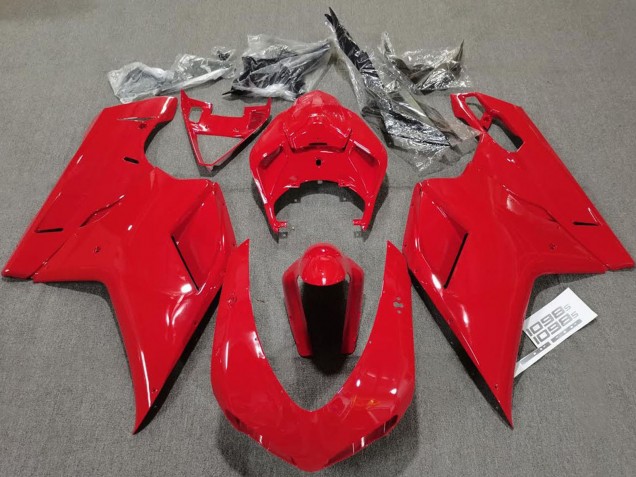 Carena Moto Ducati 848 1098 1198 2007-2014 - Lucido Rosso Pianura