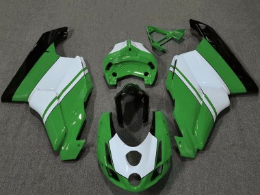 Carena Moto Ducati 749 999 2003-2004 - Bianco Verde Nero Lucido Fabbrica