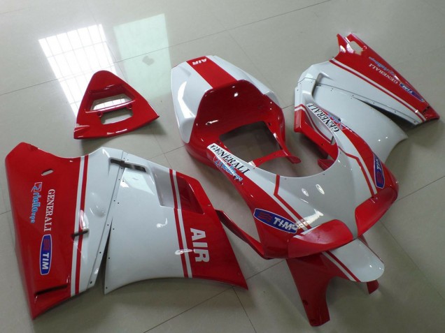 Carena Moto Ducati 748 916 996 998 1993-2005 - Bianco Rosso Air Generali Tim