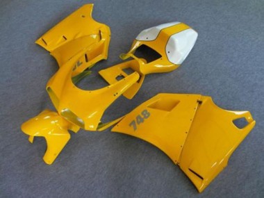 Carena Moto Ducati 748 1993-2005 - Bianco Giallo Fabbrica
