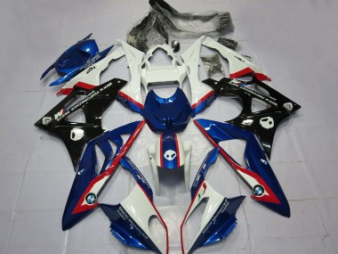 Kit Carena Moto ABS BMW S1000RR 2009-2014 - Bianco Rosso Blu Nero Lucido Fabbrica
