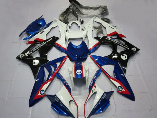 Kit Carena Moto ABS BMW S1000RR 2009-2014 - Bianco Rosso Blu Nero Lucido