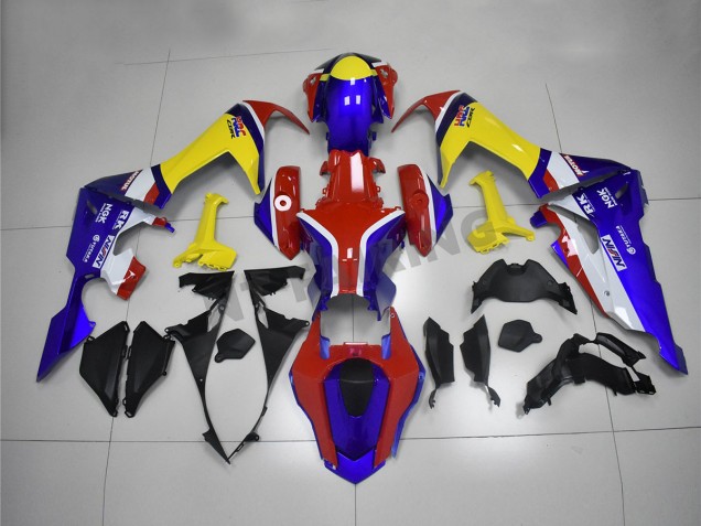 Carena Moto Honda CBR1000RR 2017-2023 - Bianco Rosso Blu Giallo