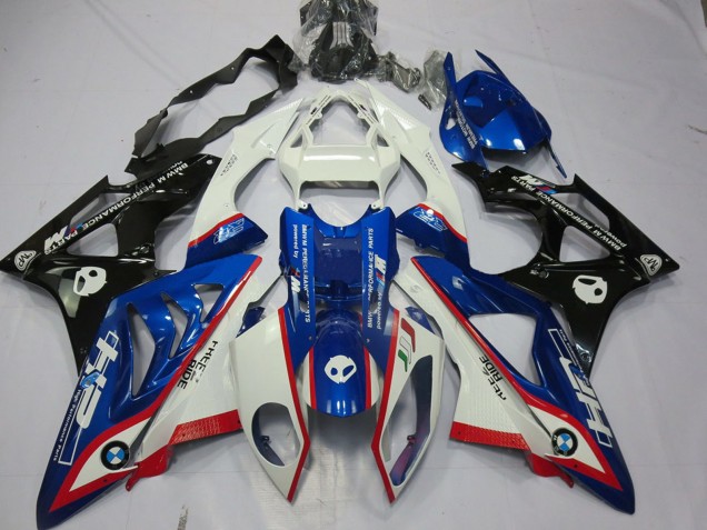 Carena Moto BMW S1000RR 2009-2014 - Bianco Rosso Blu Nero Lucido HP