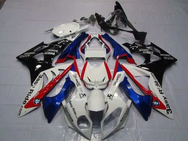 Carena Moto BMW S1000RR 2009-2014 - Bianco Rosso Blu Nero Lucido Easy Ride