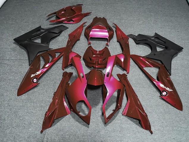 Kit Carena Moto BMW S1000RR 2009-2014 - Rosso Nero Opaco