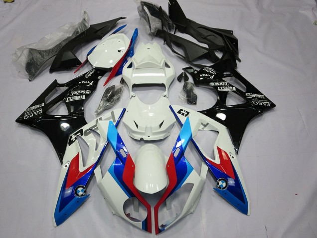Kit Carena Moto Completo BMW S1000RR 2009-2014 - Bianco Rosso Blu Nero Lucido