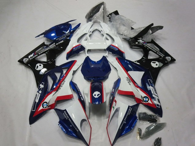Carena Moto BMW S1000RR 2009-2014 - Bianco Rosso Blu Nero HP