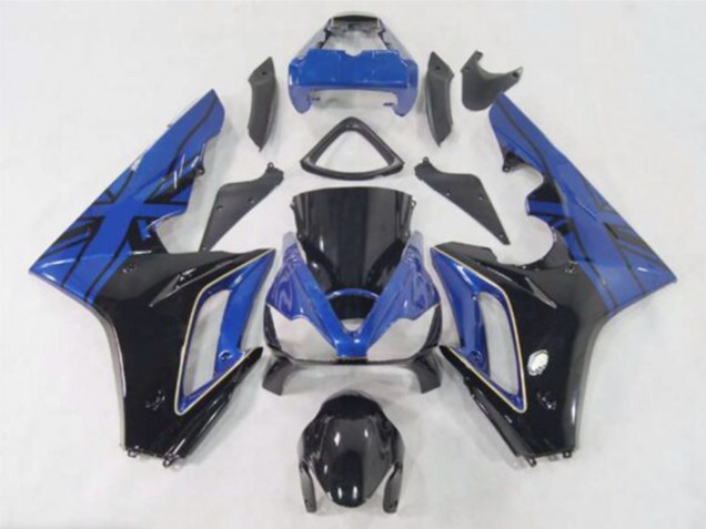 Carena Moto Triumph Daytona 675 2006-2008 - Blu Nero Lucido