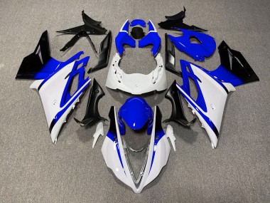 Carena Moto Triumph Daytona 675 2013-2016 - Bianco Blu Nero Lucido Fabbrica