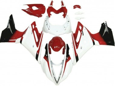 Carena Moto Triumph Daytona 675 2013-2016 - Bianco Rosso Nero Lucido Fabbrica