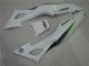 Carena Moto Honda CBR600 F3 1995-1996 - Bianco Argento Verde Hannspree