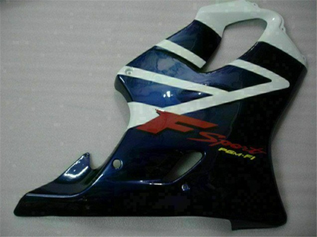 Carena Moto Honda CBR600 F4i 2001-2003 - Bianco Blu Nero Banda
